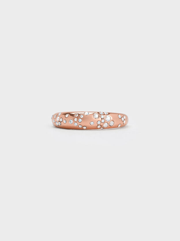 Reverie Crystal Dome Ring, Rose Gold, hi-res