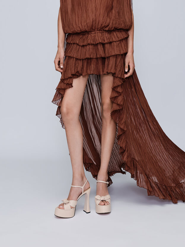 Jayce Leather Platform Sandals, Oat, hi-res