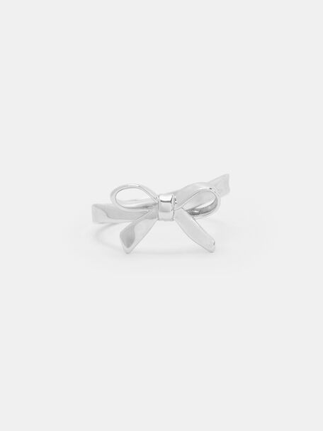 Athalia Bow Ring, Silver, hi-res
