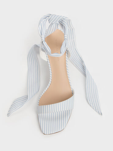 Eliana Striped Tie-Around Heels, Multi, hi-res
