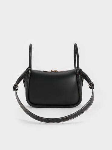 Lyla Shoulder Bag, Black, hi-res