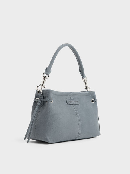 Noane Top Handle Bag, Smoky Blue, hi-res