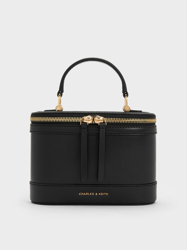 Enola Top Handle Vanity Bag, Black, hi-res