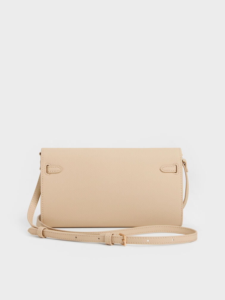 Tricha Knotted-Belt Crossbody Bag, Sand Beige, hi-res