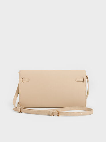 Tricha Knotted-Belt Crossbody Bag, Sand Beige, hi-res