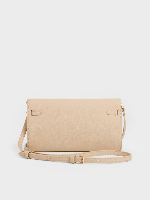 Tricha Knotted-Belt Crossbody Bag, Sand Beige, hi-res