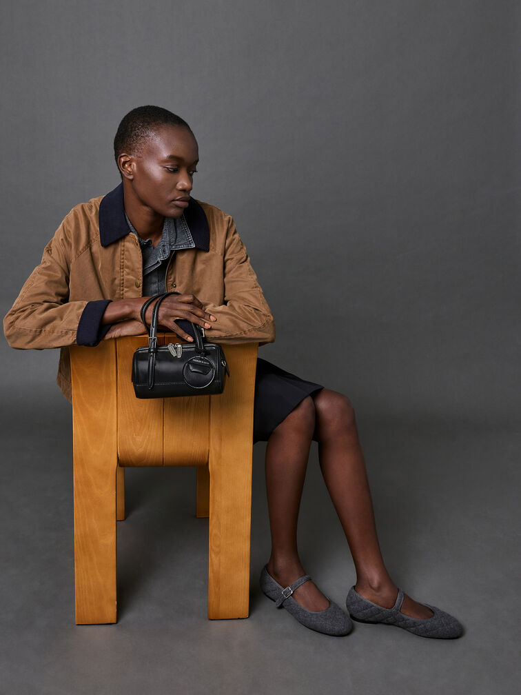 Enola Bowling Bag, Noir, hi-res