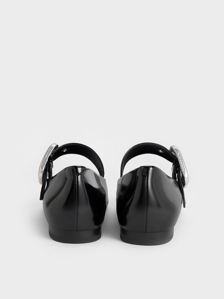 Masei Grommet-Strap Mary Janes, Black Box, hi-res