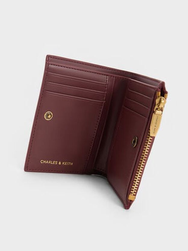 Harmonee Top-Zip Small Wallet, Mulberry Plum, hi-res