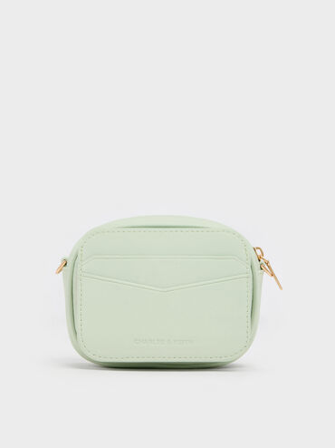 Arwen Quilted Mini Bag, Mint Green, hi-res
