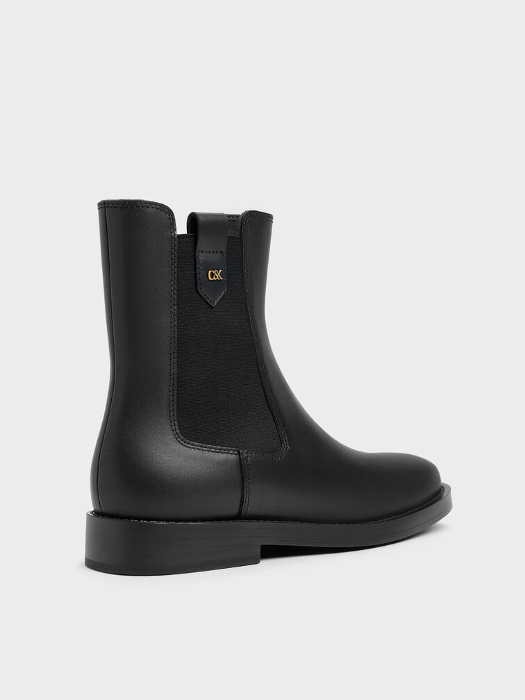 Kallie Leather Chelsea Boots, Black, hi-res