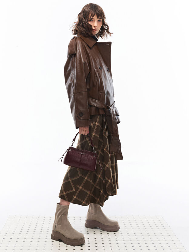 Noane Top Handle Bag, Wineberry Red, hi-res