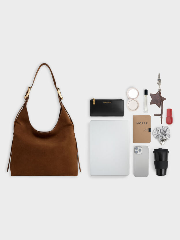 Aislin Hobo Bag, Pecan Brown, hi-res