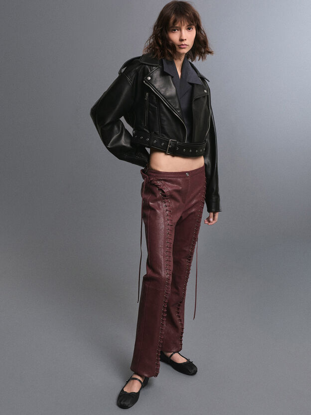 Emiko Satin Bow Mary Jane Flats, Black, hi-res
