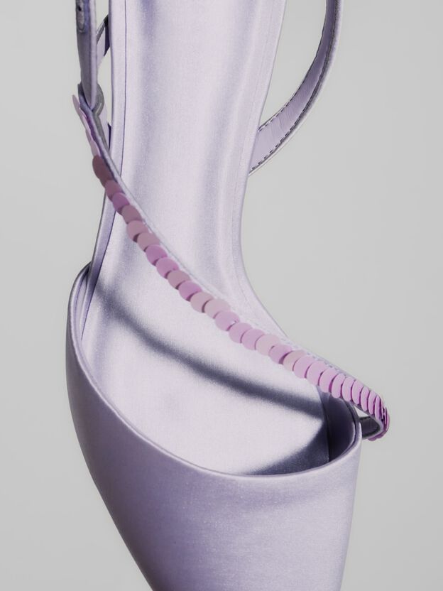 Briella Sequinned Slingback Pumps, Lilac, hi-res