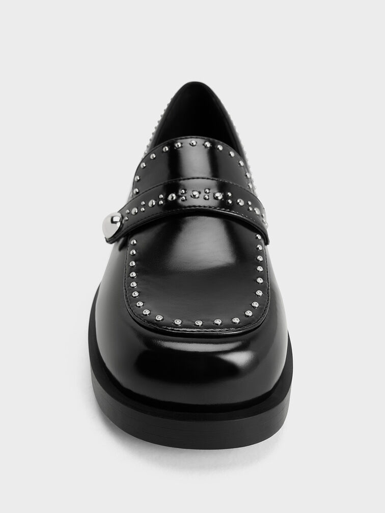 Studded Loafers, Black Box, hi-res