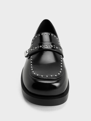 Studded Loafers, Black Box, hi-res