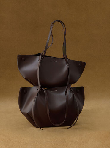 XL Calla Tote Bag, Espresso Brown, hi-res