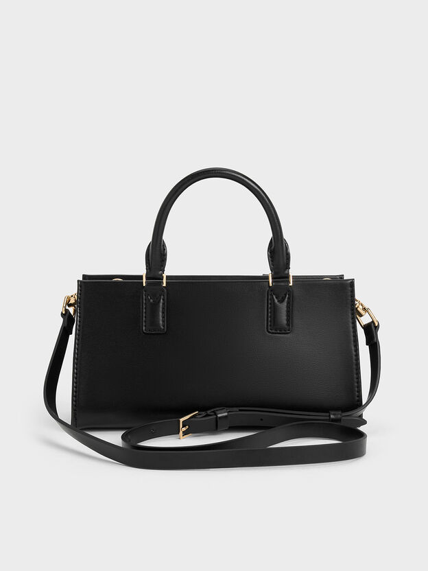 Kerry Top Handle Bag, Black, hi-res