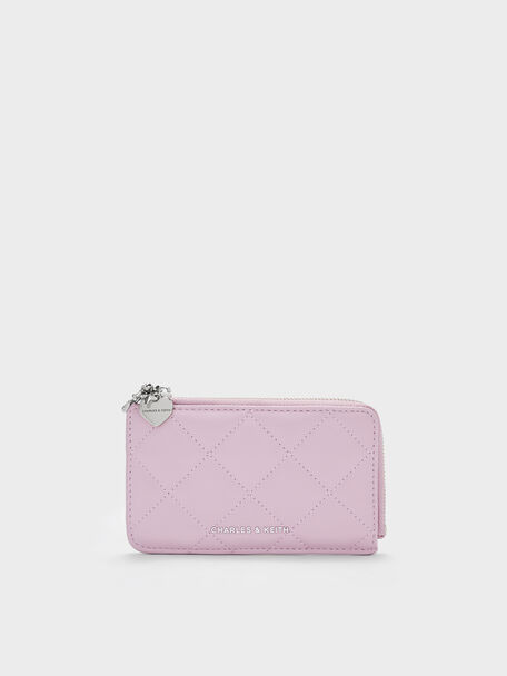 Arrietty Quilted Zip-Around Wallet, Glycine, hi-res