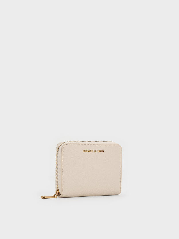 Basic Square Wallet, Ivory, hi-res