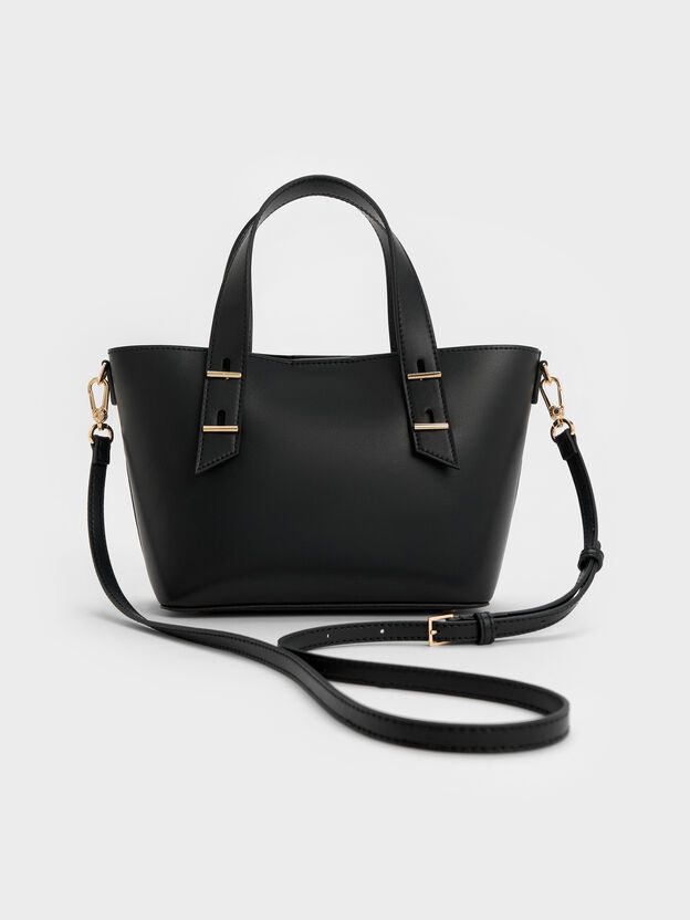 Mini Shania Tote Bag, Black, hi-res