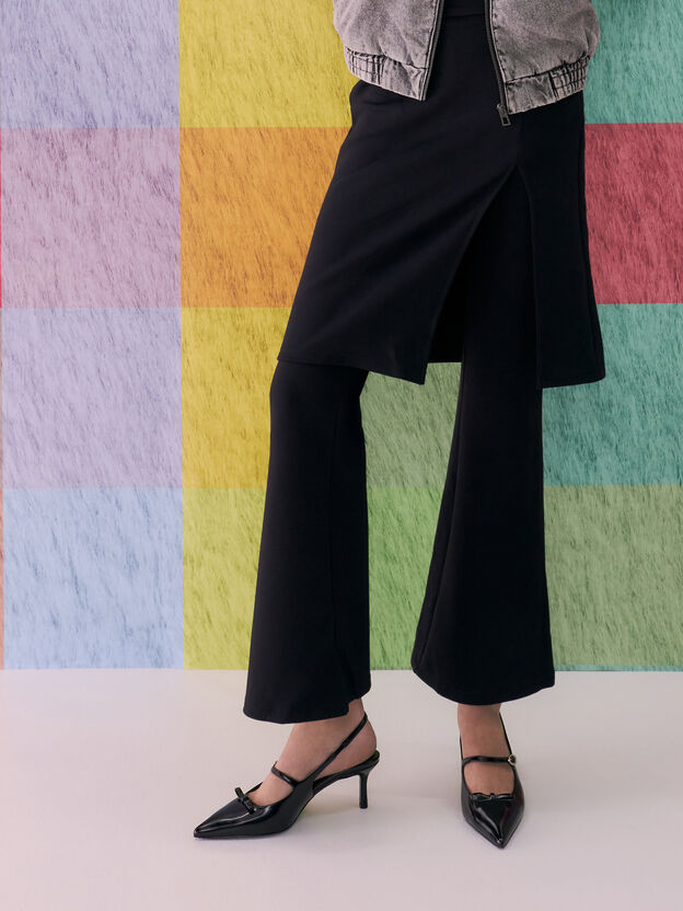 Sonali Bow Slingback Pumps, Black Box, hi-res