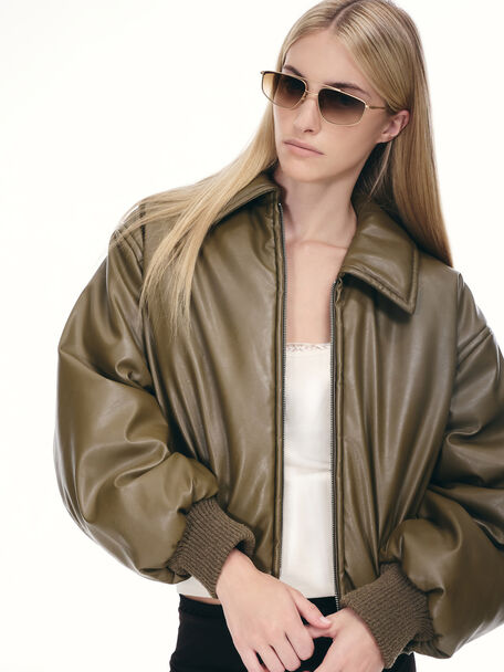 Elowyn Metal-Rim Aviator Sunglasses, Brush Gold, hi-res