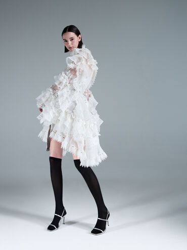 Arona Metallic Crystal-Embellished Stiletto-Heel Sandals, Silver, hi-res