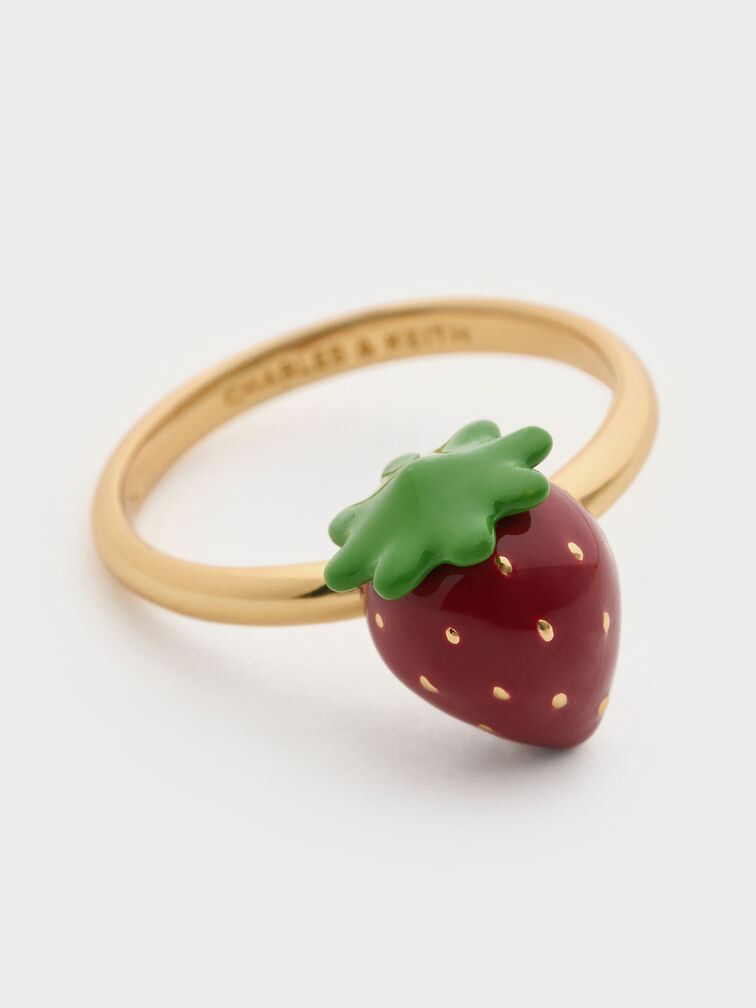 Francie Strawberry Ring, Gold, hi-res