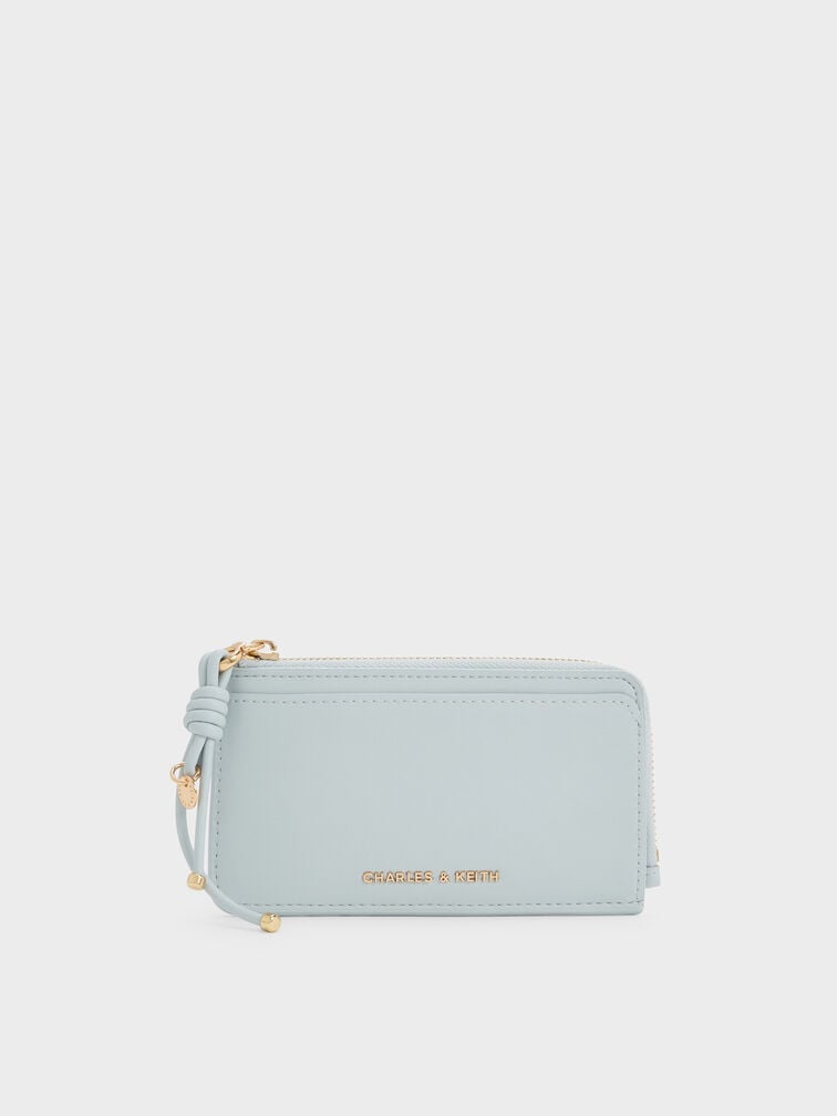 Everleigh Zip-Around Card Holder, Sea Salt Blue, hi-res