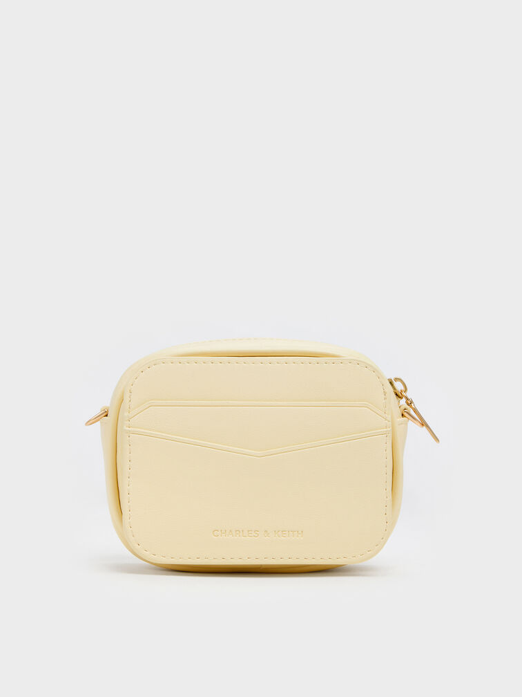 Arwen Quilted Mini Bag, Butter Yellow, hi-res