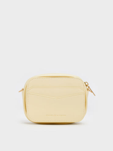 Arwen Quilted Mini Bag, Butter Yellow, hi-res