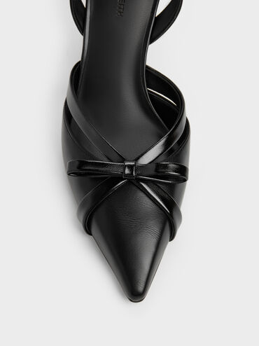 Kaleen Slingback Stilettos, Black, hi-res