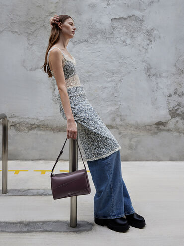 Trin Shoulder Bag, Plum, hi-res