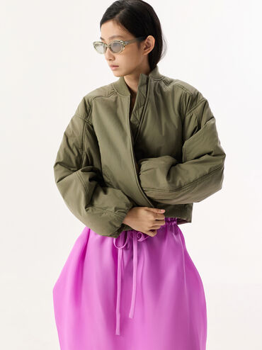 Birdie Recycled Acetate Sunglasses, Minted Grey, hi-res