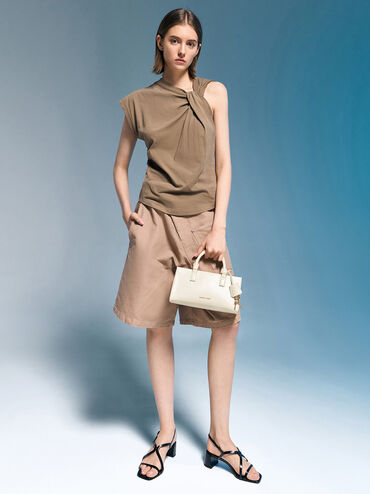 Mini Kerry Top Handle Bag, Cream, hi-res