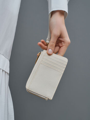 Dixie Multi-Slot Wristlet Card Holder, Cream, hi-res