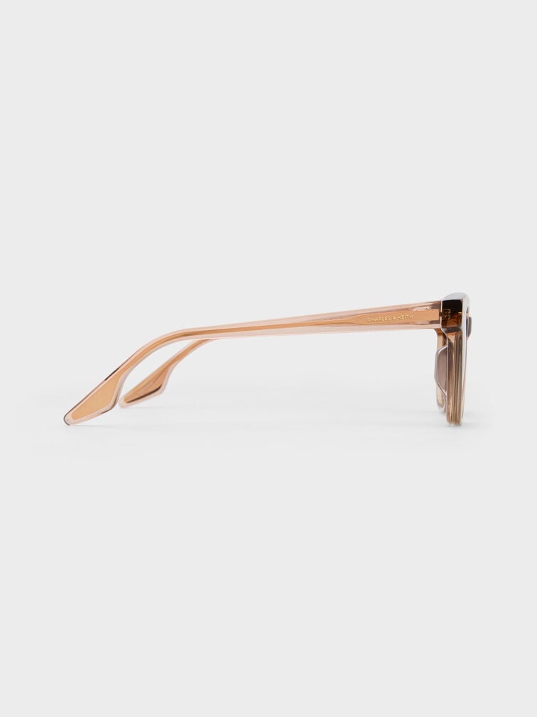 Bianca Square Sunglasses, Chestnut Brown, hi-res