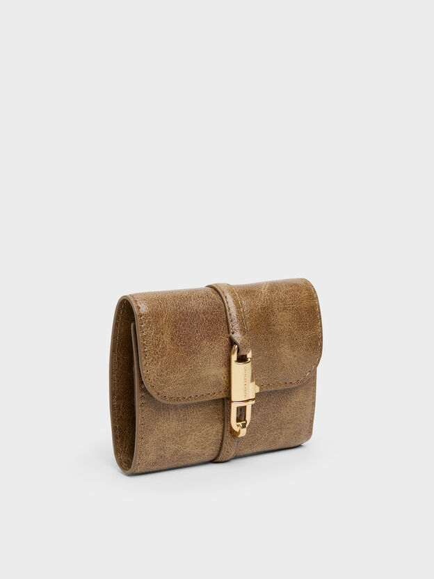 Delfina Small Wallet, Walnut Brown, hi-res