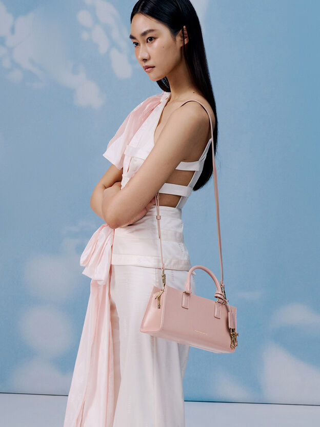 Kerry Top Handle Bag, Light Pink, hi-res
