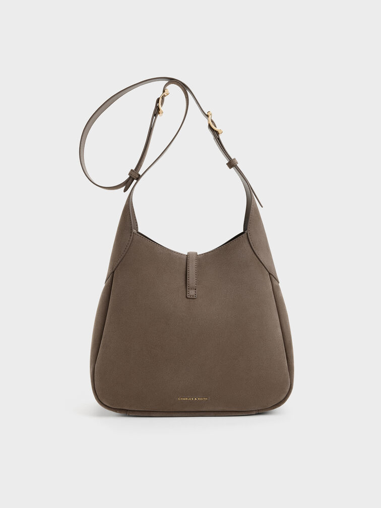 Adalyn Hobo Bag, Stone Grey, hi-res