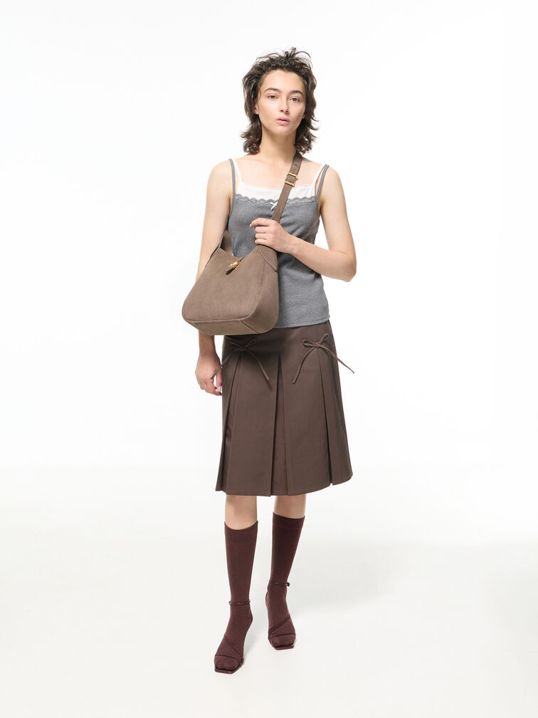 Adalyn Hobo Bag, Stone Grey, hi-res