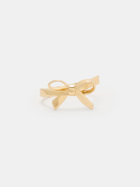 Athalia Bow Ring, Gold, hi-res
