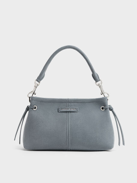 Noane Top Handle Bag, Smoky Blue, hi-res
