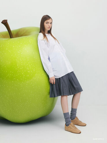 Jace Suede Sneakers, Beige, hi-res