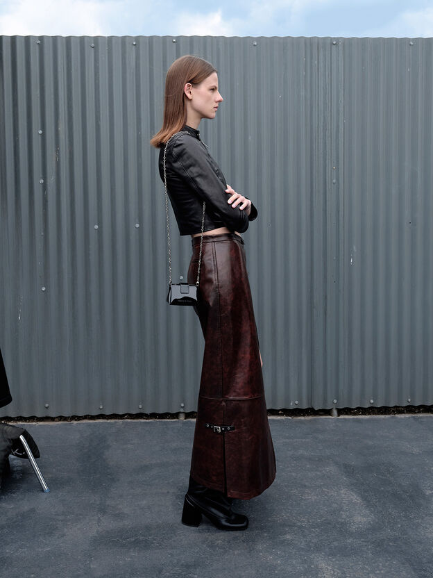 Bosie Patent Micro Bag, Noir, hi-res