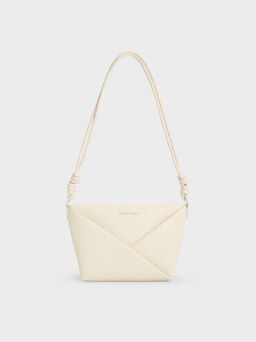Midori Geometric Crossbody Bag, Cream, hi-res