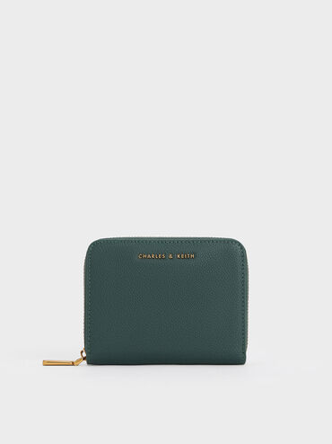 Basic Square Wallet, Green, hi-res