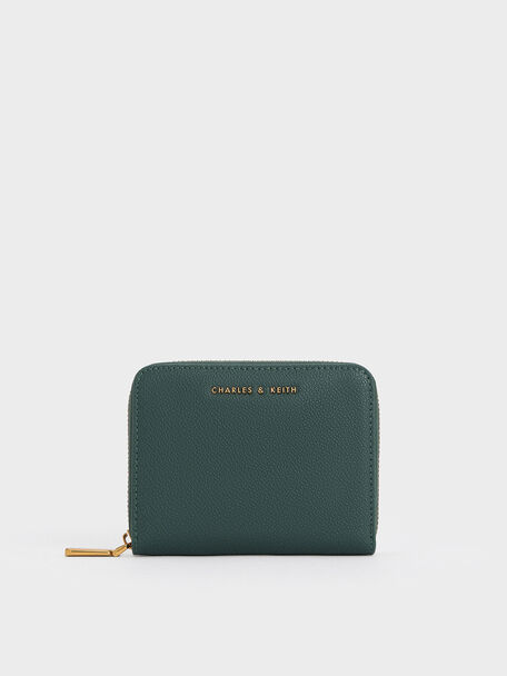 Basic Square Wallet, Green, hi-res